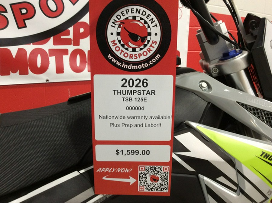 2026 Thumpstar TSB 125E
