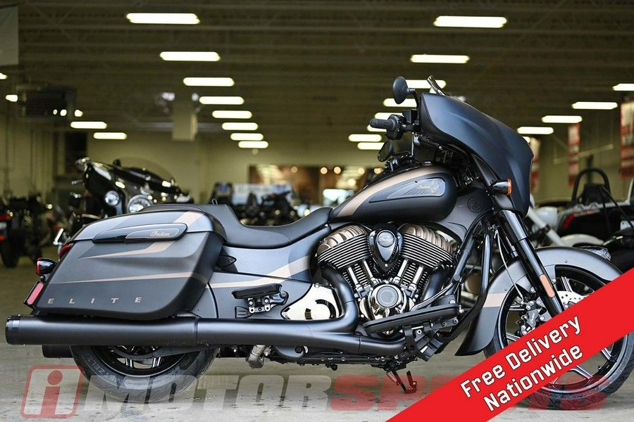 2023 Indian Motorcycle® Chieftain Elite Super Graphite M / Black M w/ SB Accents