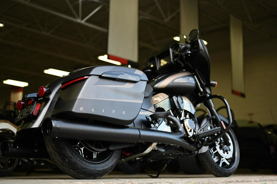 2023 Indian Motorcycle® Chieftain Elite Super Graphite M / Black M w/ SB Accents