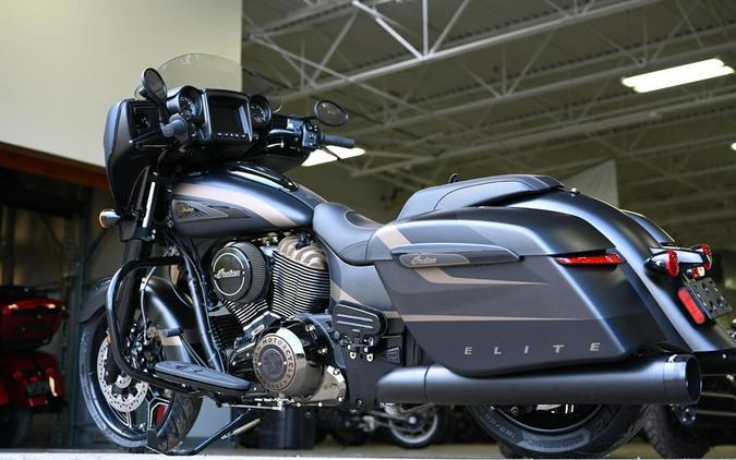 2023 Indian Motorcycle® Chieftain Elite Super Graphite M / Black M w/ SB Accents