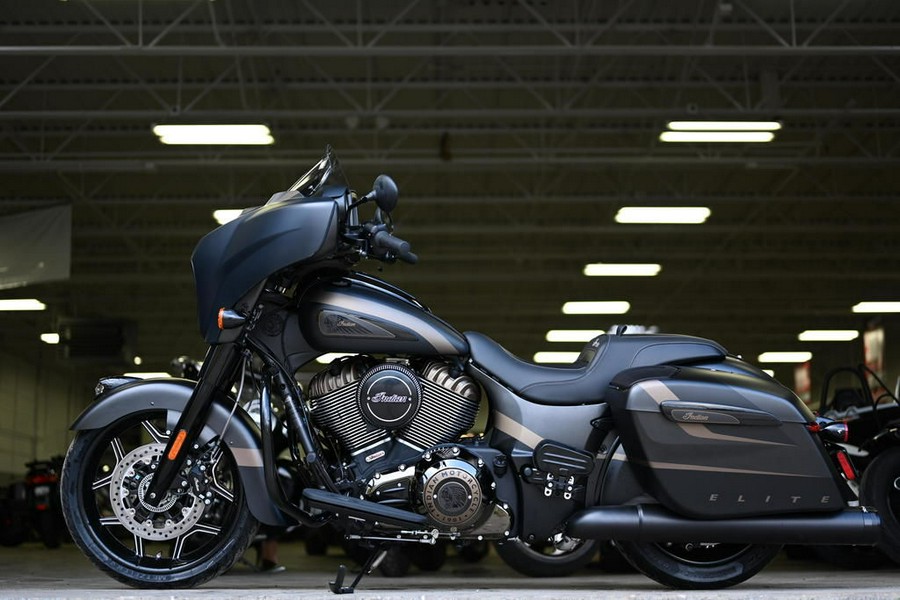 2023 Indian Motorcycle® Chieftain Elite Super Graphite M / Black M w/ SB Accents