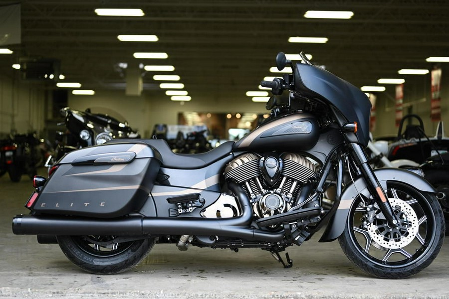 2023 Indian Motorcycle® Chieftain Elite Super Graphite M / Black M w/ SB Accents