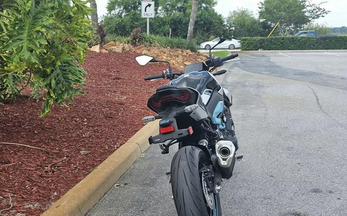 2025 Kawasaki Z900 ABS Galaxy Silver/Metallic Spark Black
