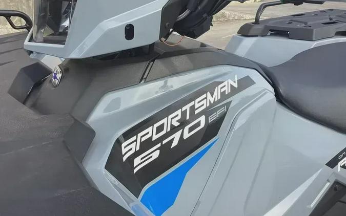 New 2024 POLARIS SPORTSMAN 570 PREMIUM STORM GRAY