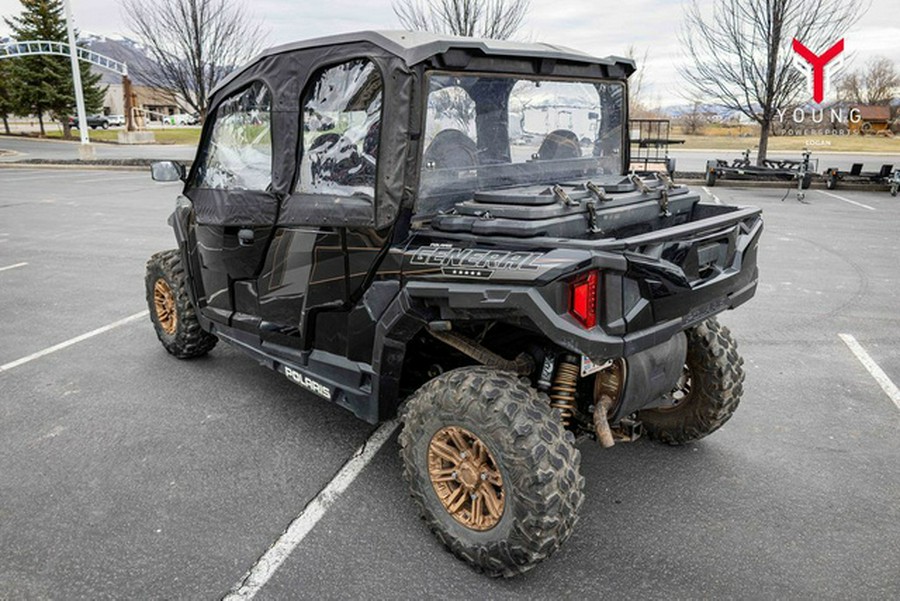 2019 Polaris General 4 1000 Ride Command Edition Black Pearl