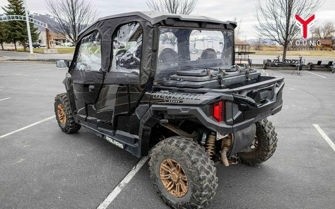 2019 Polaris General 4 1000 Ride Command Edition Black Pearl