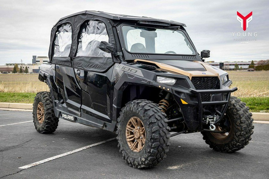 2019 Polaris General 4 1000 Ride Command Edition Black Pearl