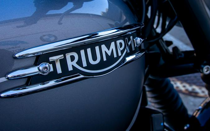 2024 Triumph Bonneville T120 Black Silver Ice/Phantom Black