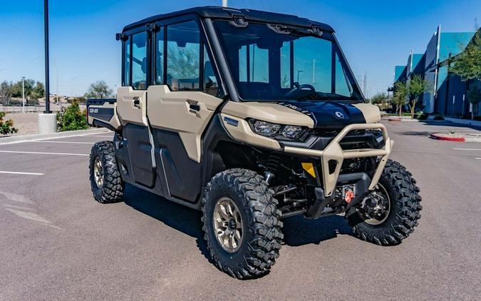 2024 Can-Am® Defender MAX Limited HD10 Desert Tan & Timeless Black