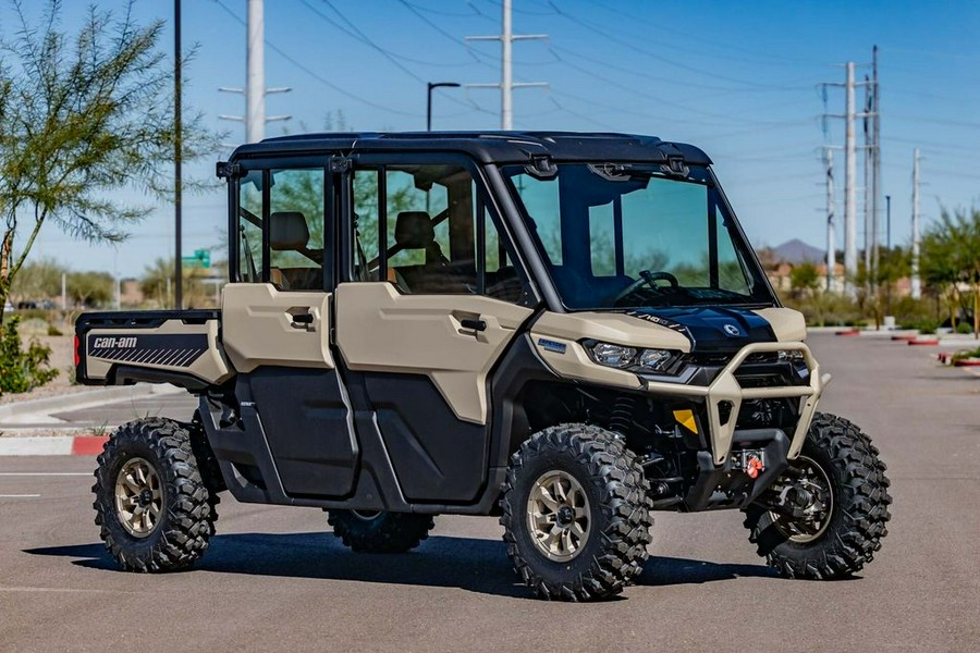 2024 Can-Am® Defender MAX Limited HD10 Desert Tan & Timeless Black