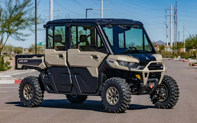 2024 Can-Am® Defender MAX Limited HD10 Desert Tan & Timeless Black