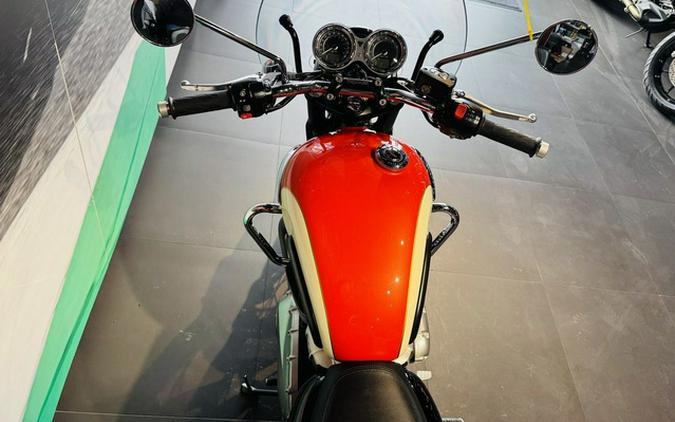 2019 Triumph Bonneville T100 New England White Intense Orange