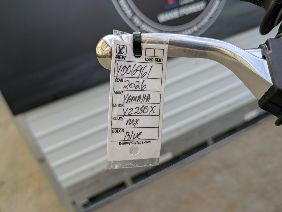 2026 Yamaha YZ250X