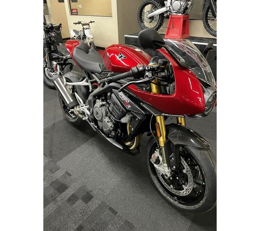 2023 Triumph Speed Triple 1200 RR Crystal White / Storm Grey