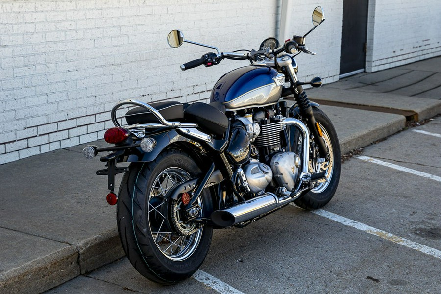 2024 Triumph Bonneville Speedmaster Pacific Blue/Silver Ice