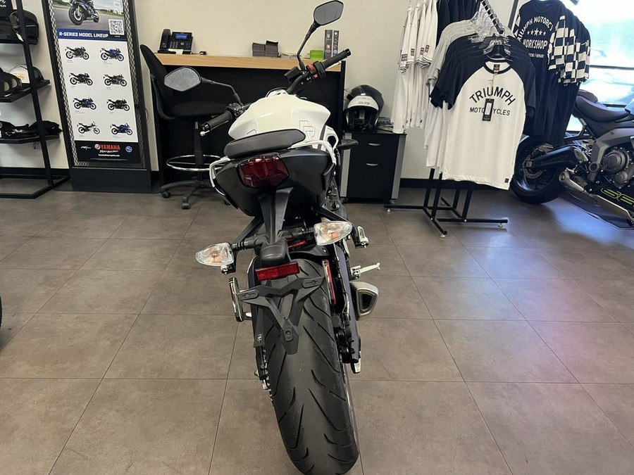 2024 Triumph Street Triple 765 R Crystal White