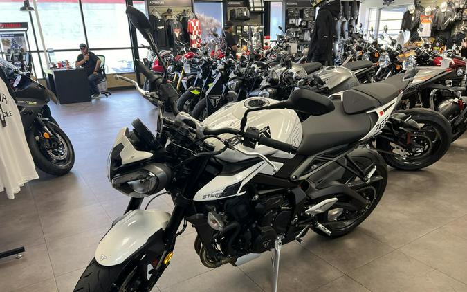 2024 Triumph Street Triple 765 R Crystal White