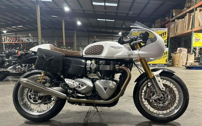 2018 Triumph Thruxton 1200 R Crystal White