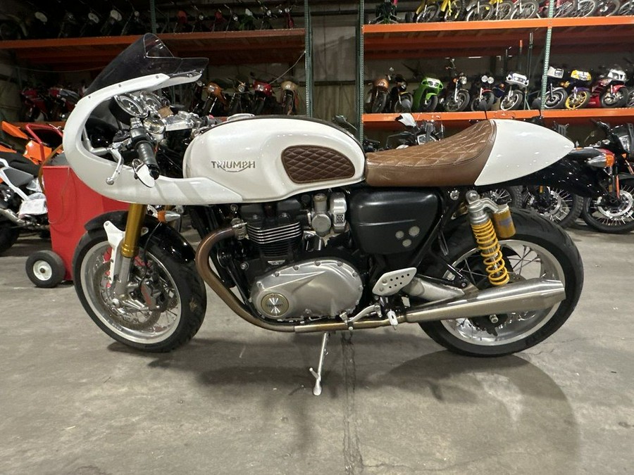 2018 Triumph Thruxton 1200 R Crystal White