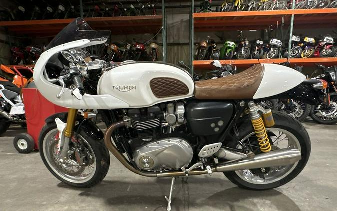 2018 Triumph Thruxton 1200 R Crystal White