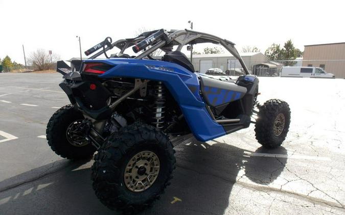 2024 Can-Am® Maverick X3 X rs Turbo RR with Smart-Shox Dazzling Blue & Carbon Black