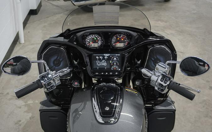 2024 Indian Motorcycle® Pursuit® Limited® with PowerBand Audio Package Titanium/Black Metallic