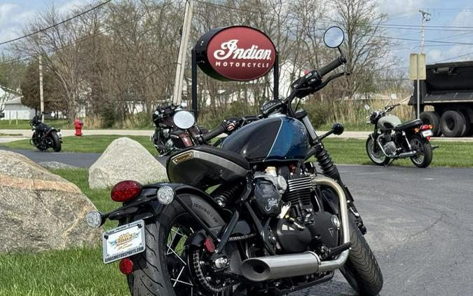 2026 Triumph Bonneville Bobber Interstellar Blue