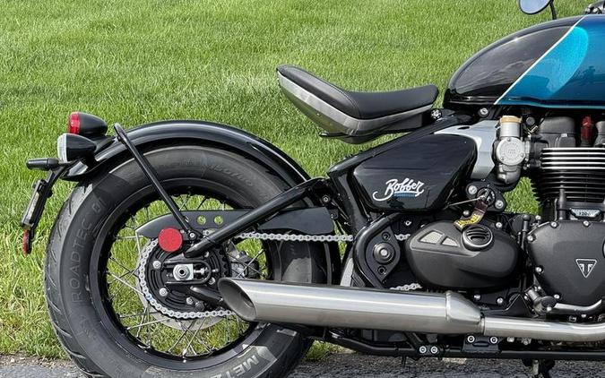 2026 Triumph Bonneville Bobber Interstellar Blue
