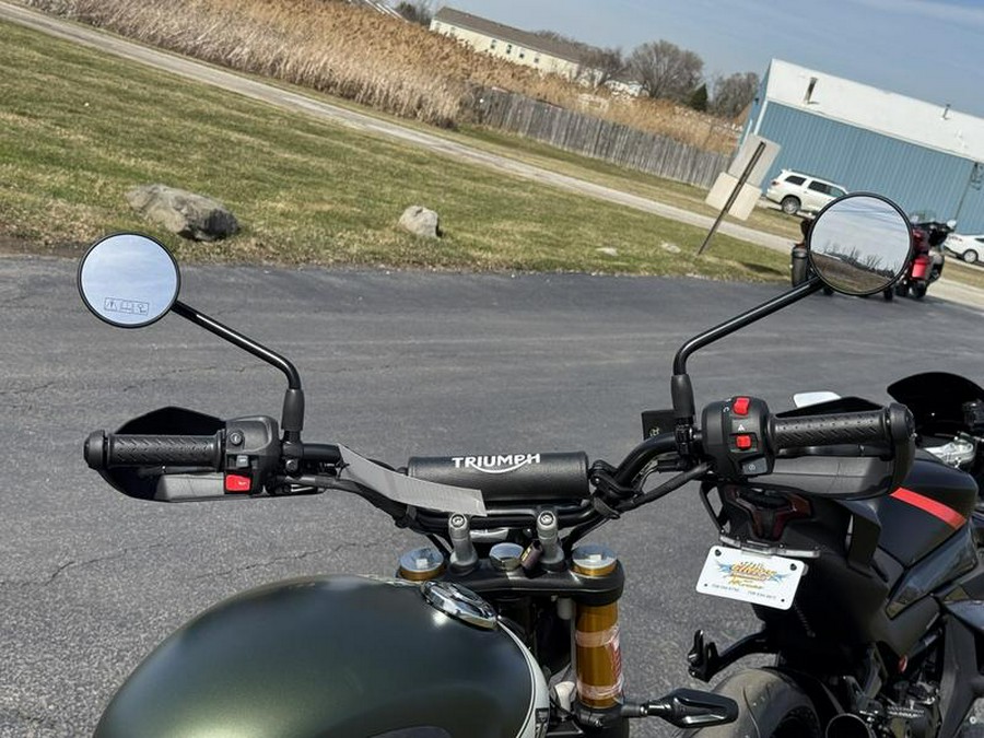 2026 Triumph Scrambler 400 X Matte Khaki Green/Matte Fusion White