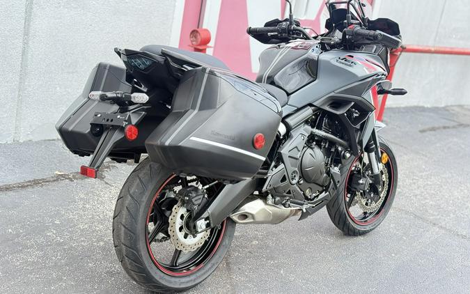 2024 Kawasaki VERSYS 650 LT ABS METALLIC MATTE DARK GRAY/EBONY - A16904T
