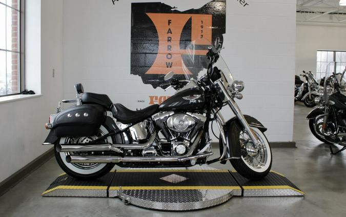 Used 2006 Harley-Davidson Softail Deluxe FLSTN Motorcycle For Sale In Sunbury, OH