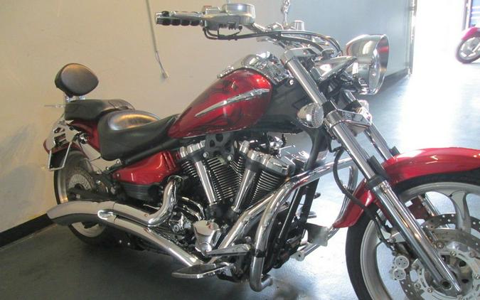 2008 Yamaha Raider® S Candy Red w/Flames