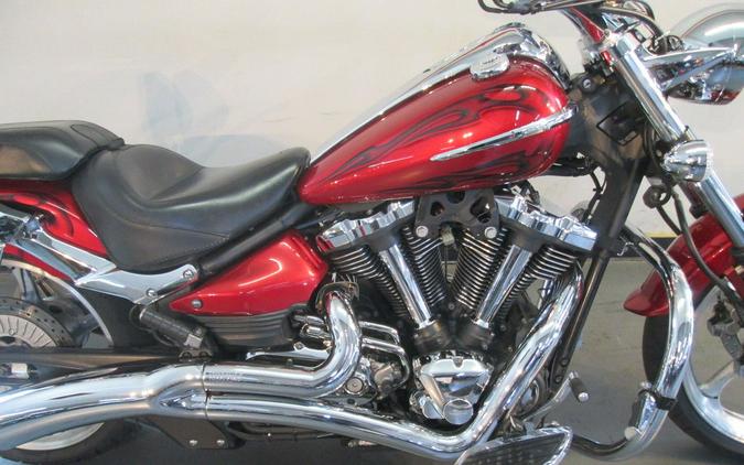 2008 Yamaha Raider® S Candy Red w/Flames