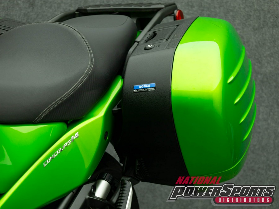 2015 KAWASAKI ZG1400 CONCOURS 1400 W/ABS