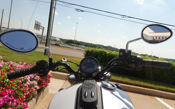 2025 Indian Scout Sixty Bobber Limited Ghost White Metallic Smoke