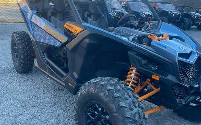 2026 Can-Am® Maverick X3 DS Turbo RR Scandi Blue & Orange Crush