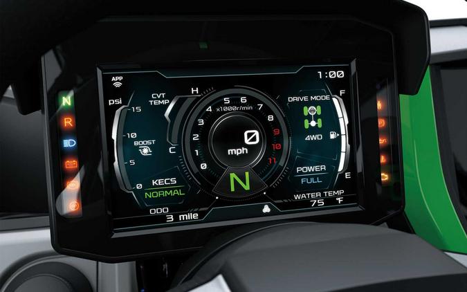 2026 Kawasaki TERYX5 H2 Deluxe eS Lime Green/Flat Ebony - 111815