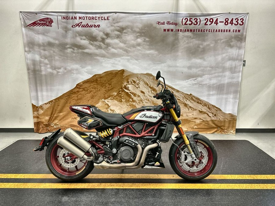 2024 Indian Motorcycle® FTR x RSD Super Hooligan Black Metallic with Super Hooligan Graphics