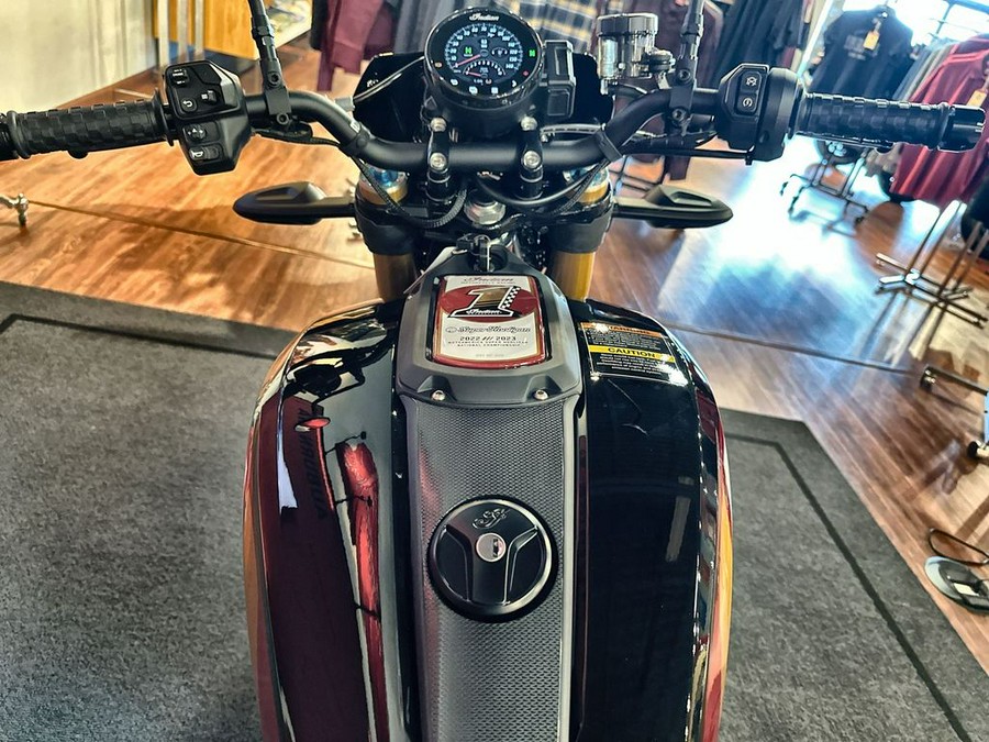 2024 Indian Motorcycle® FTR x RSD Super Hooligan Black Metallic with Super Hooligan Graphics