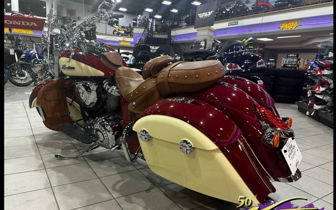 2015 Indian Motorcycle® Chief® Vintage Indian Red / Ivory Cream