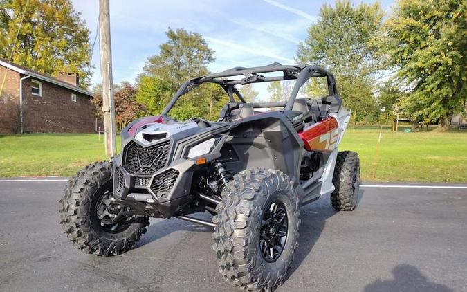 2024 Can-Am® Maverick X3 DS Turbo Fiery Red & Hyper Silver