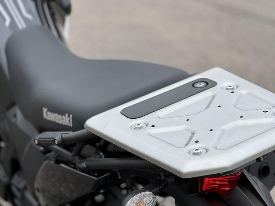 2025 Kawasaki KLR®650 Pearl Crystal White/Metallic Carbon Gray