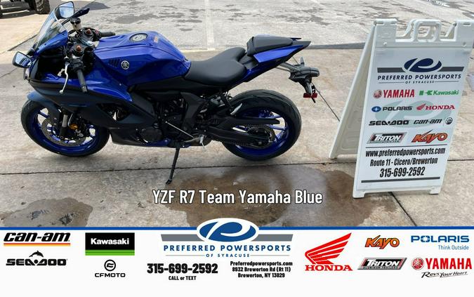 2026 Yamaha YZF-R7 Team Yamaha Blue
