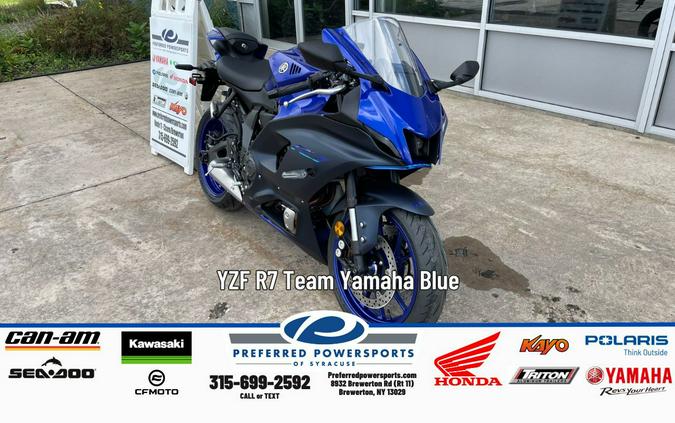 2026 Yamaha YZF-R7 Team Yamaha Blue