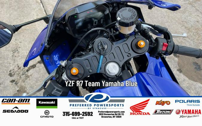 2026 Yamaha YZF-R7 Team Yamaha Blue