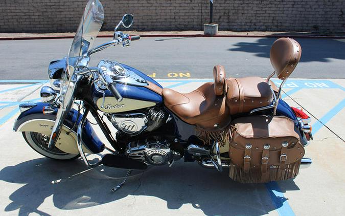 2017 Indian Motorcycle® Chief® Vintage Springfield Blue Over Ivory Cream