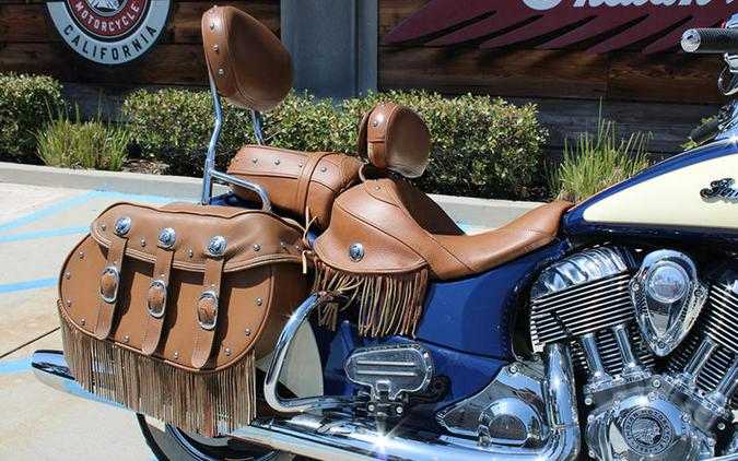 2017 Indian Motorcycle® Chief® Vintage Springfield Blue Over Ivory Cream