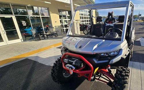 2025 Can-Am Defender X mr HD10 Hyper Silver & Legion Red