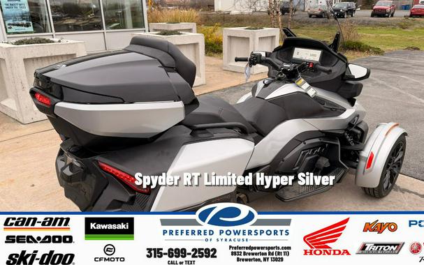2025 Can-Am Spyder RT Limited Hyper Silver