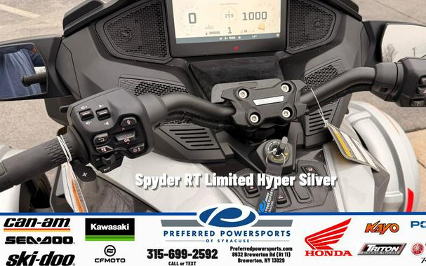 2025 Can-Am Spyder RT Limited Hyper Silver